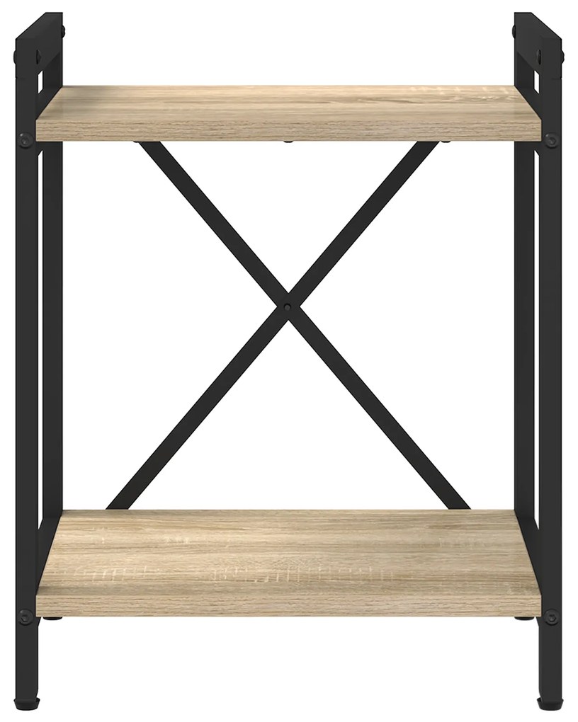 vidaXL Βιβλιοθήκη Sonoma Δρυς 40 x 30 x 48.5 εκ Επεξεργασμένο ξύλο