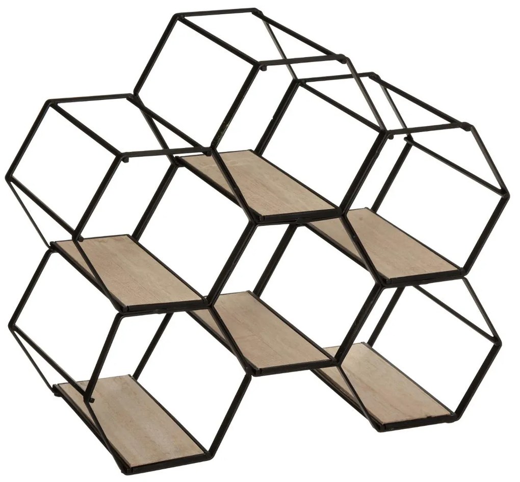 Μπουκαλοθήκη 6 Θέσεων (26x15x29.5) A-S Hexa 173416