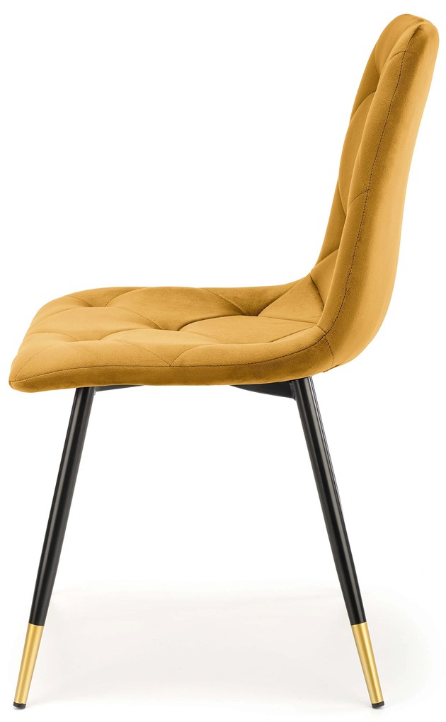 K438 chair color: mustard DIOMMI V-CH-K/438-KR-MUSZTARDOWY