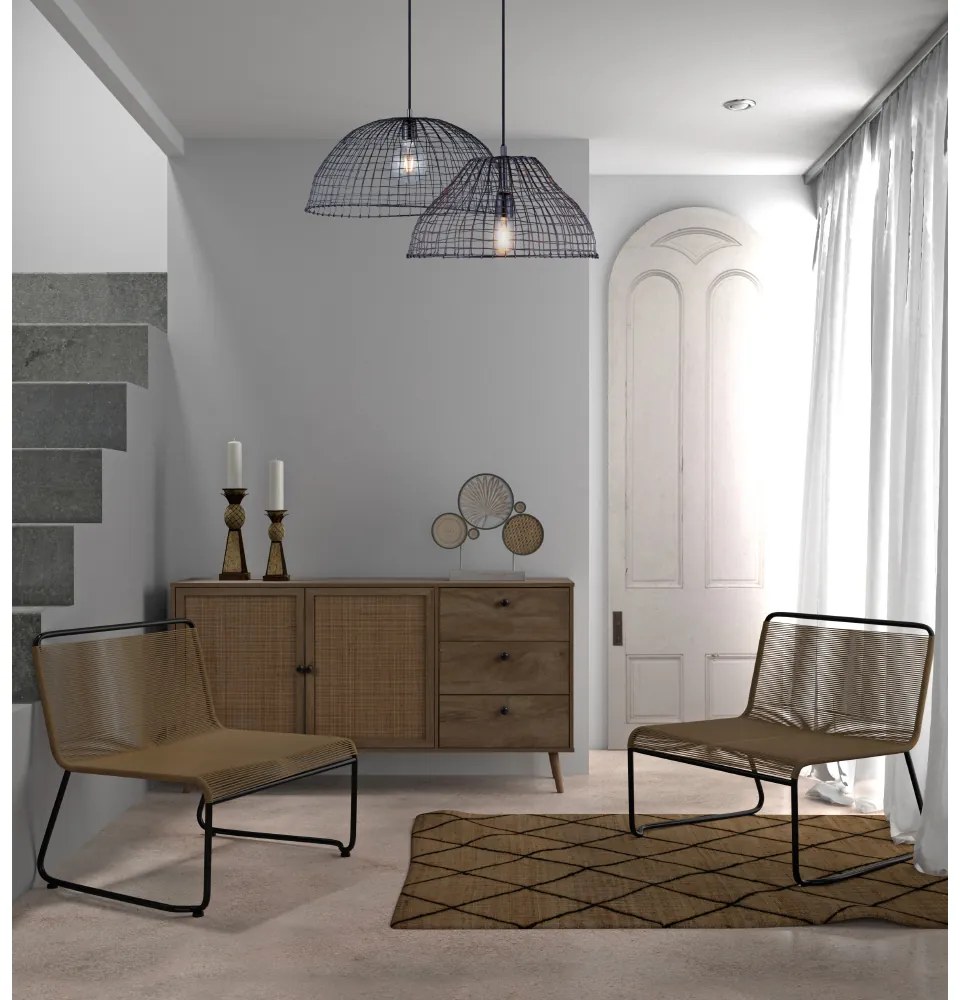 CORD ΠΟΛΥΘΡΟΝΑ ΦΥΣΙΚΟ 73x64xH71cm - 22-0026 - 22-0026