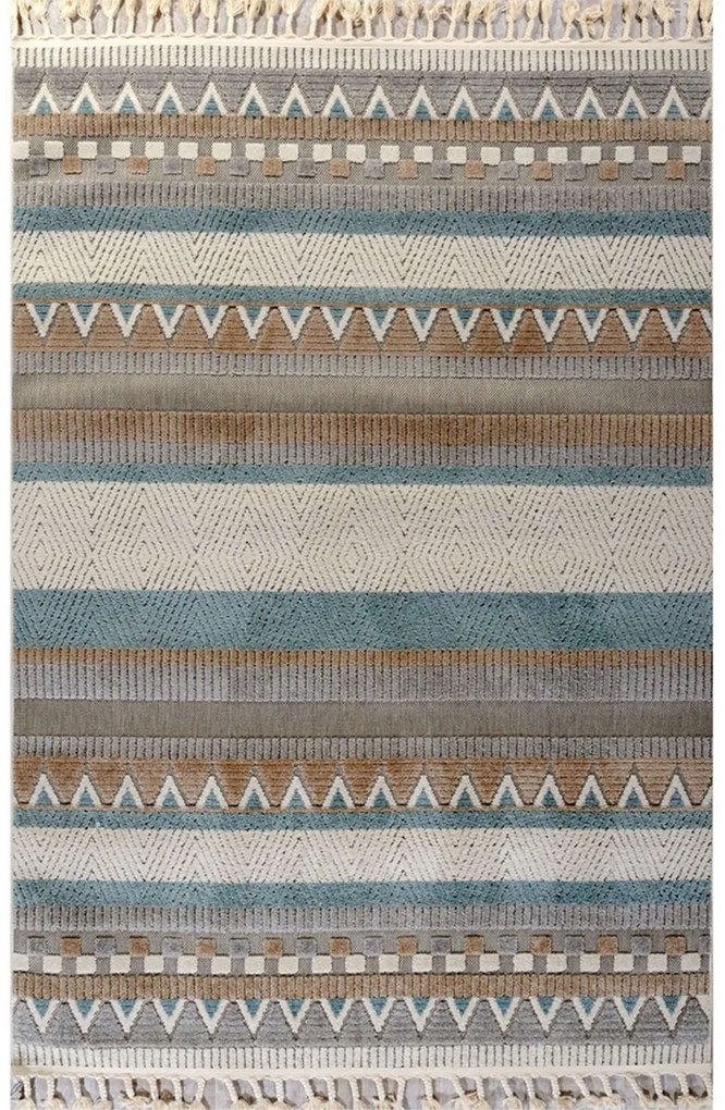 Χαλί Tenerife 66530-630 Blue-Multi Merinos 160X230cm