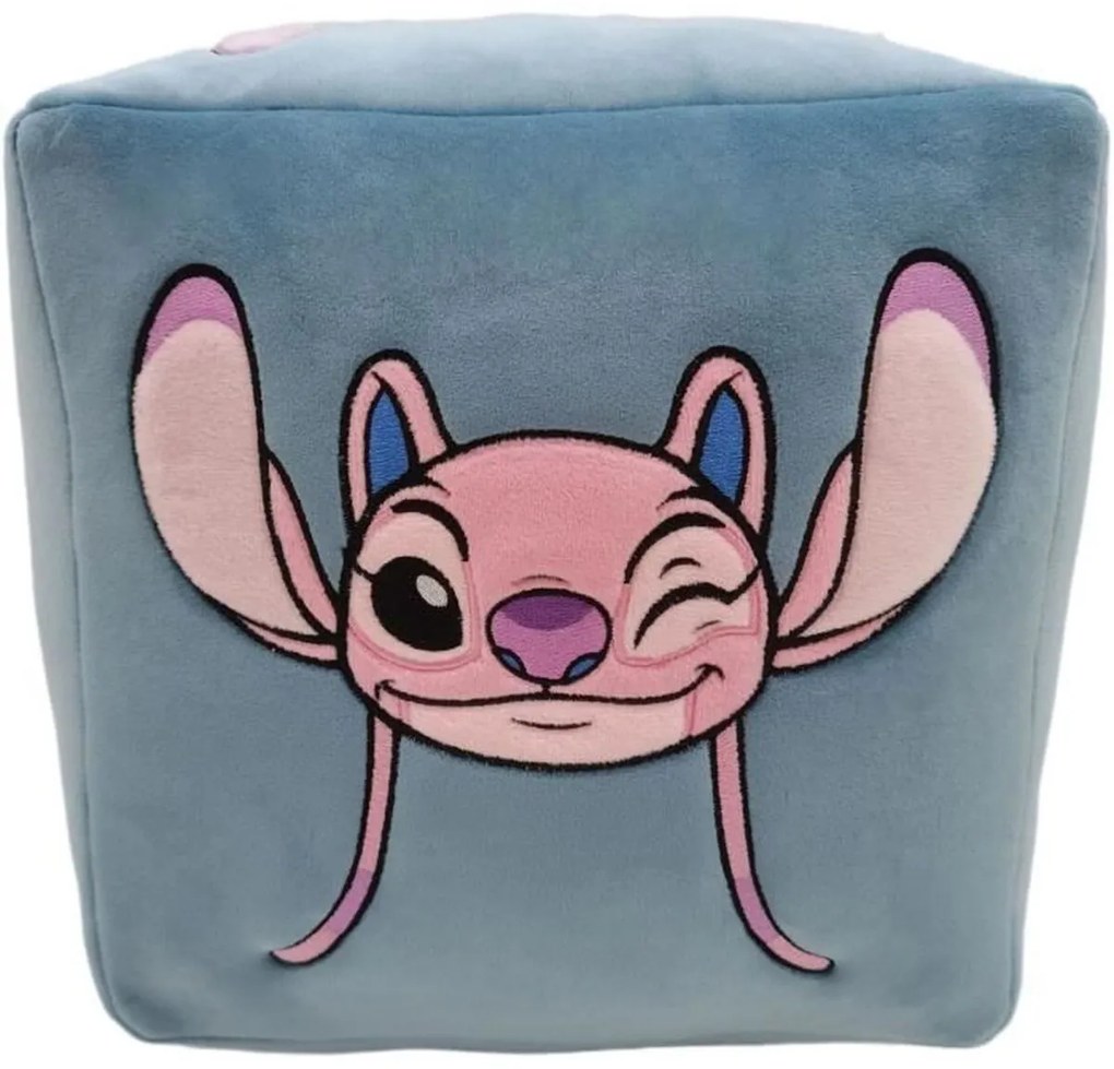 Μαξιλάρι Stitch 28 x 30 x 29 cm Μπλε πολυεστέρας Παιδικά