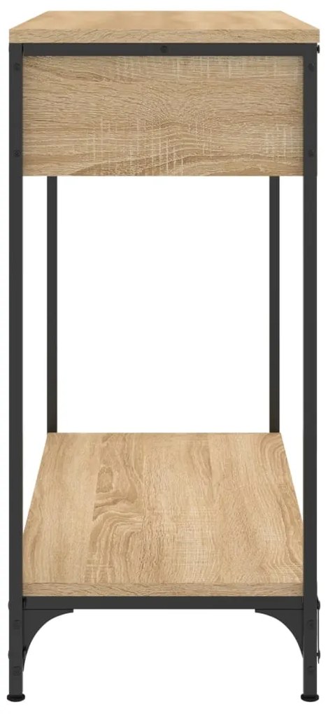 vidaXL Τραπέζι Κονσόλα Sonoma Δρυς 75x34,5x75 εκ. Επεξεργασμένο Ξύλο