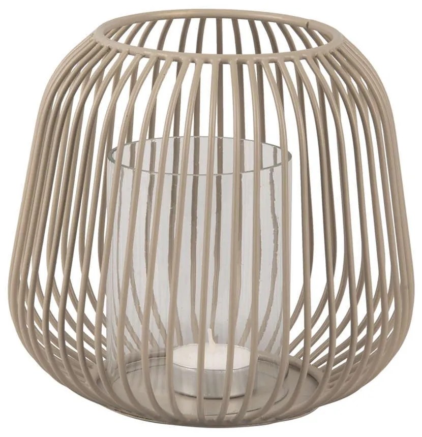 Φανάρι PT3851WG S 17x15,5cm Warm Grey Present Time Metal