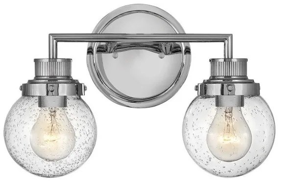 Απλίκα Φωτιστικό Μπάνιου 2xE27 IP44 Poppy Quintiesse Elstead Lighting-QN-POPPY2-PC-BATH-Χρώμιο QN-POPPY2-PC-BATH