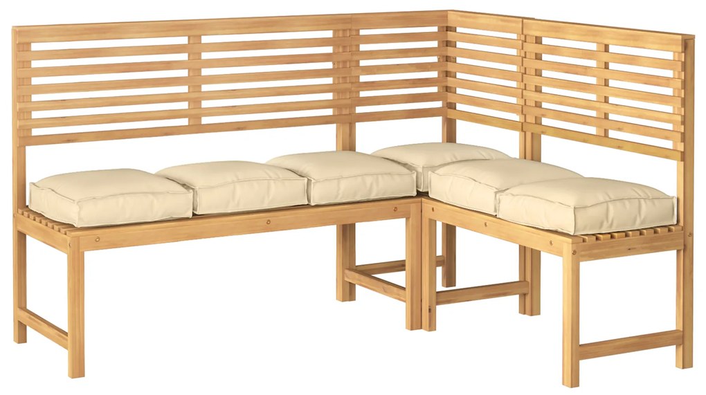 vidaXL Μαξιλάρι παλέτας για κάθισμα 6 pcs Μπεζ 40 x 40 x 8 εκ.