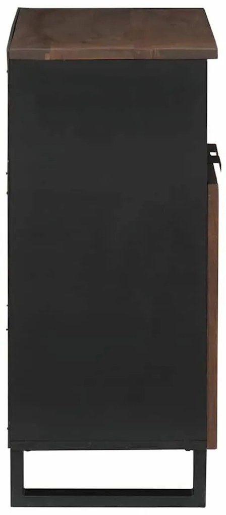 vidaXL Πλαϊνό Γραφείο Καφέ 60 x 33 x 75 cm Μασίφ ξύλο μάνγκο