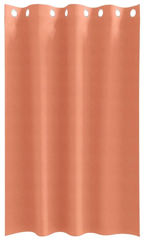 vidaXL Κουρτίνες με κουρτίνες 2 pcs Τερακότα 175x140εκ. Πολυεστέρας