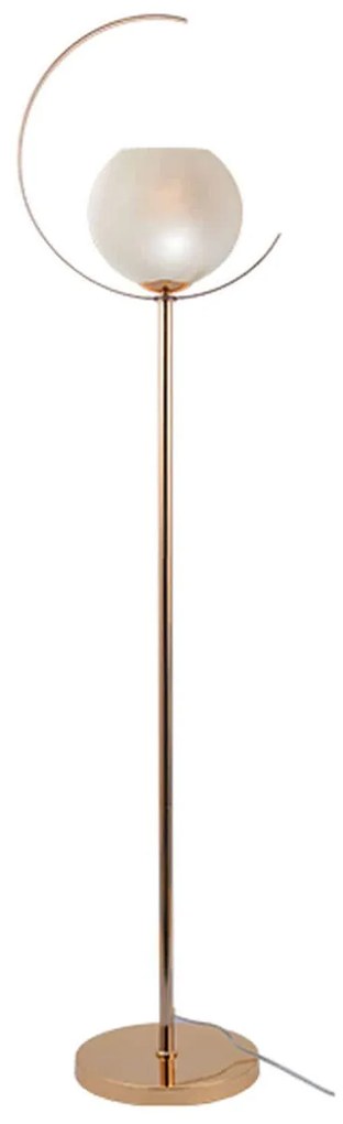 Φωτιστικό Δαπέδου DCR17501F Gold Metal, Glass