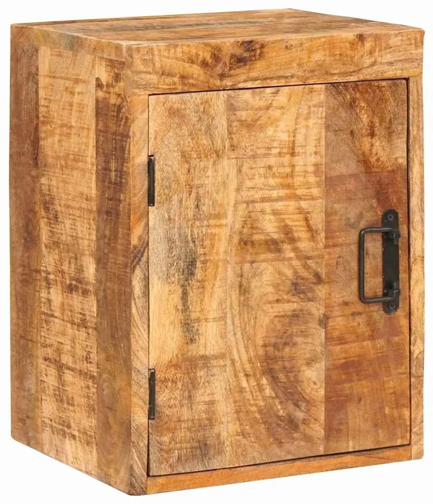 vidaXL Κομοδίνο Καφέ 35 x 33 x 48 εκ Στερεό ξύλο μάνγκο