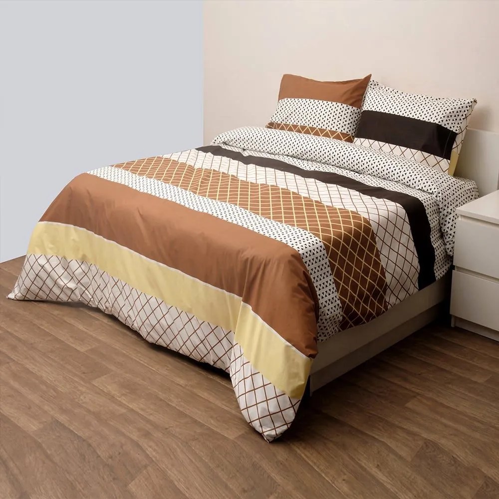 Σεντόνια Με Λάστιχο Όστιν (Σετ 3τμχ) Beige Viopros Μονό 100x225cm 100% Βαμβάκι