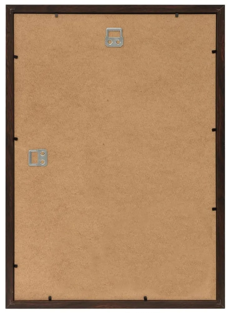 vidaXL Κορνίζες Κολάζ Τοίχου 3 τεμ. Μαύρες 42 x 59,4 εκ MDF
