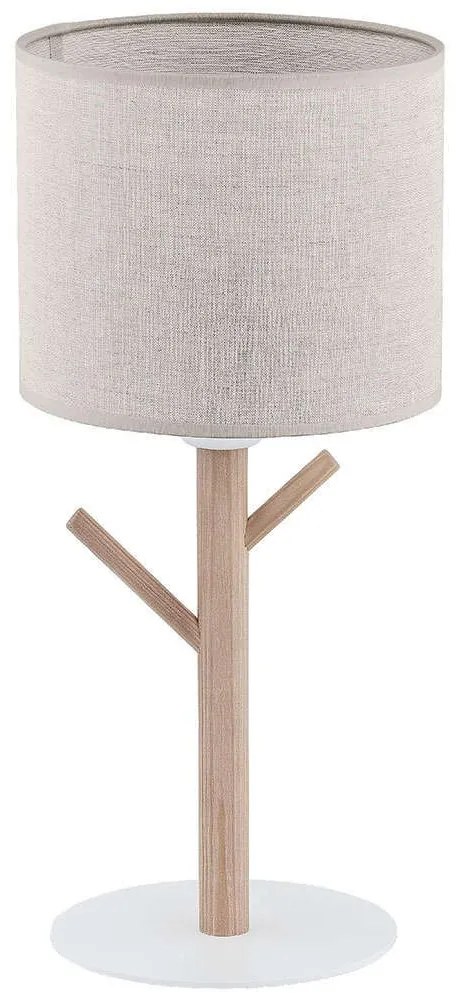 Φωτιστικό Επιτραπέζιο Albero Linen 5573 1xΕ27 15W Φ20cm 39cm Beige TK Lighting