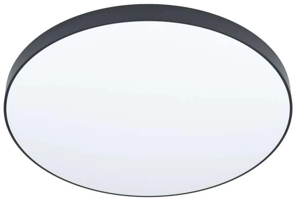 Φωτιστικό Οροφής-Πλαφονιέρα 98896 Zubieta-A Led Ø595 Black-White Eglo Μέταλλο,Πλαστικό