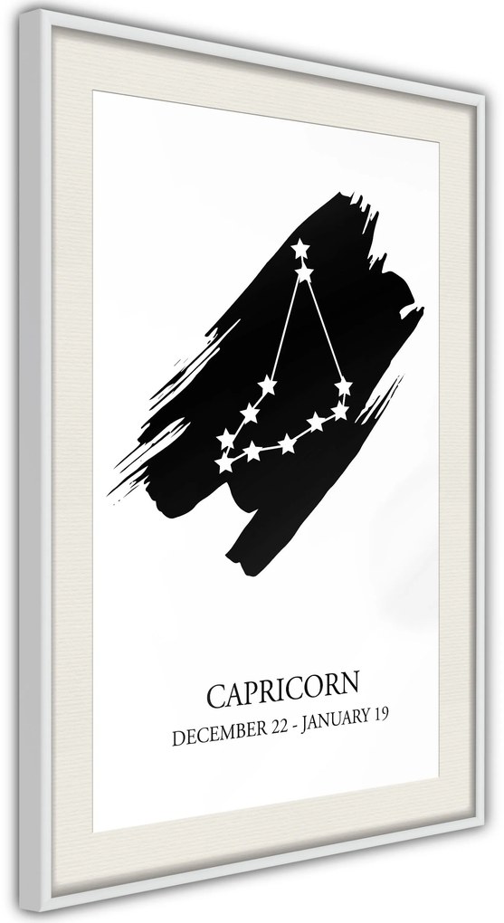 Αφίσα - Zodiac: Capricorn I - 20x30 - Χρυσό - Με πασπαρτού