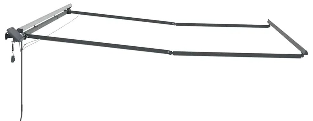 vidaXL Αντιανεμικό με Ανθρακί 4.5 x 2.5 m Μέταλλο