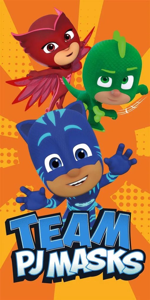 Πετσέτα Θαλάσσης Βελουτέ Βαμβακερή 70x140εκ. PJ Masks 30 Disney DimCol