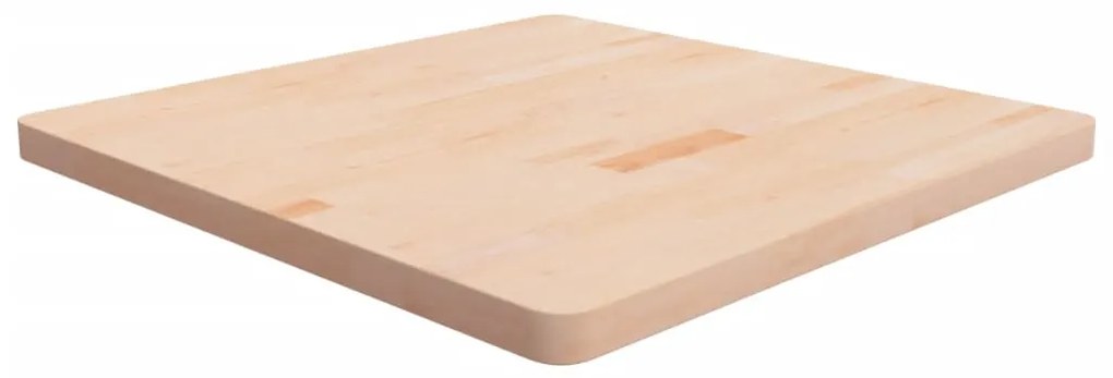 vidaXL Επιφάνεια Τραπεζιού Τετράγωνη 80x80x4 εκ. Μασίφ Ξύλο Δρυς