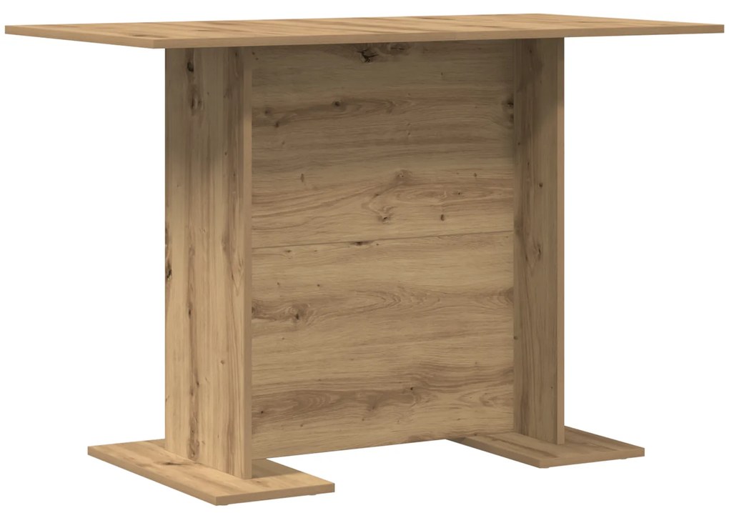 vidaXL Τραπέζι Φαγητού Artisan Oak 110x60x75 εκ Επεξεργασμένο Ξύλο