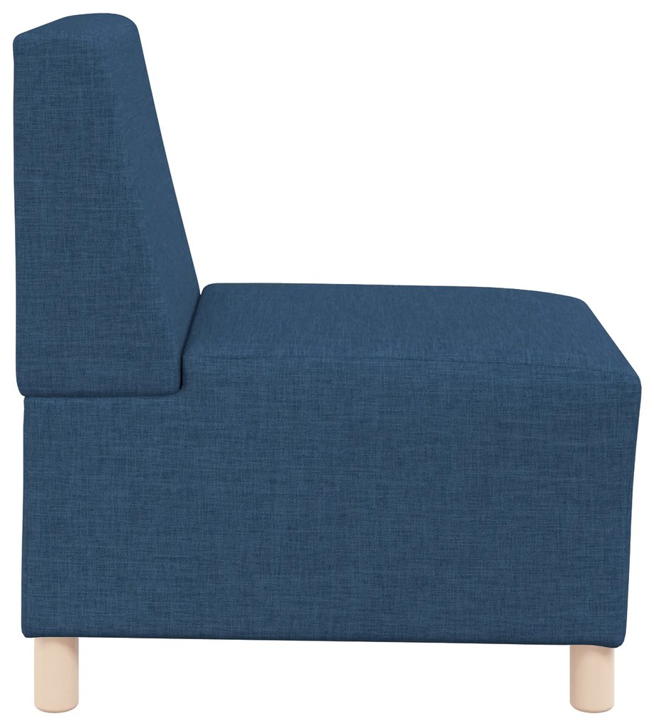vidaXL Καθίσμα Σαλονιού 3 pcs Μπλε 55 x 74 x 82 εκ. ύφασμα