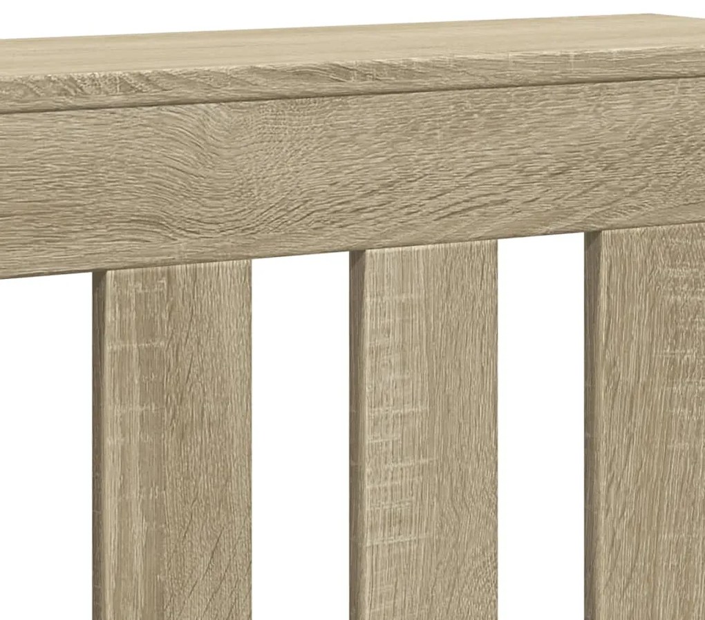 vidaXL Κάλυμμα Καλοριφέρ Sonoma Δρυς 78x20x82 εκ. Επεξεργασμένο Ξύλο