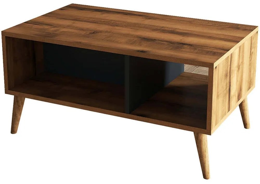 Τραπέζι Σαλονιού Exxen 389MZA1412 90x41,6x54cm Walnut-Anthracite