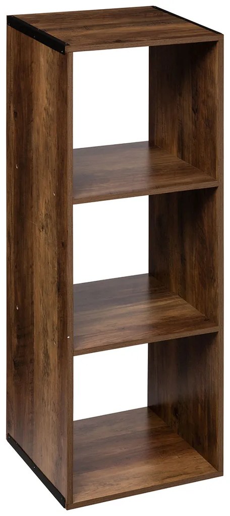 Βιβλιοθήκη Δαπέδου 3 Θέσεων (34.5x32x100.9) F-V Mix N' Modul Brown 167862