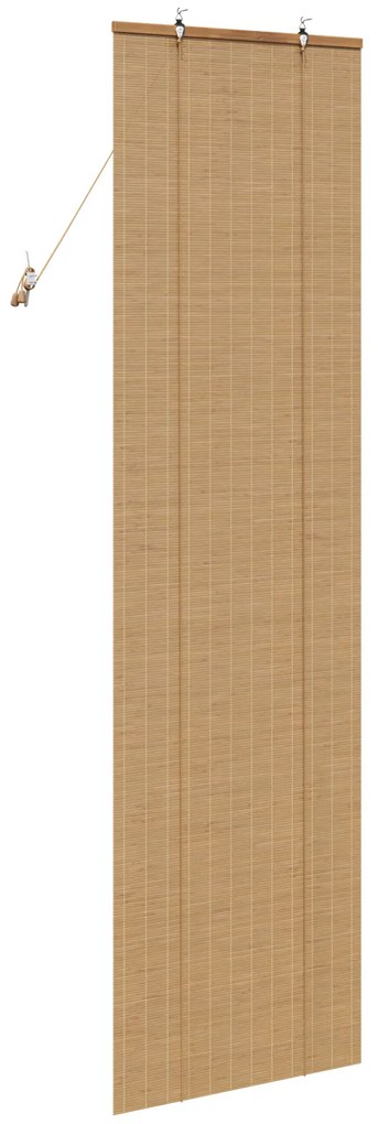 vidaXL Ρολά και Σκίες Παραθύρων Ανοιχτό καφέ 60 x 220 εκ. Μπαμπού
