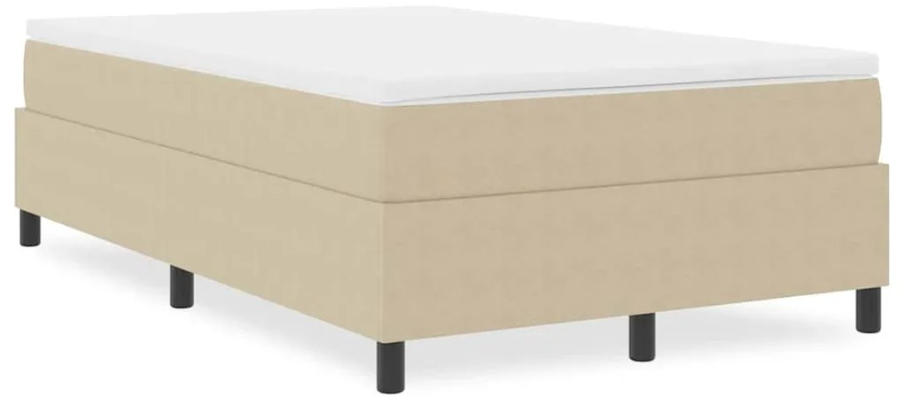 vidaXL Κρεβάτι πλατφόρμα Γκρι Πράσινο 120 x 200 cm ύφασμα