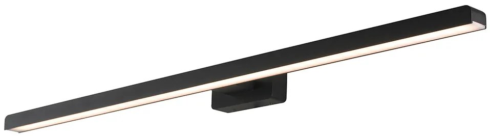 Φωτιστικό Επίτοιχο Led 17w 1360lm 4000K 75*14*9εκ. Αλουμίνιο Μαύρο Ματ Intec Led-W-Lancer Nero 8031440361217