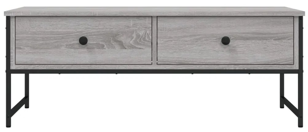 vidaXL Τραπεζάκι Σαλονιού Γκρι Sonoma 101x49x39,5 εκ. Επεξεργ. Ξύλο