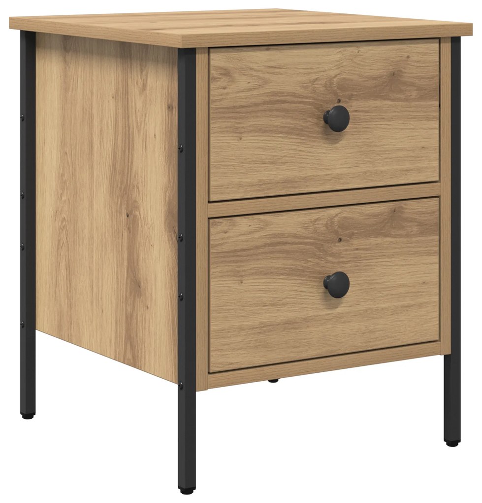 vidaXL Κομοδίνο Artisan Oak 40x42x50 εκ. Επεξεργασμένο Ξύλο