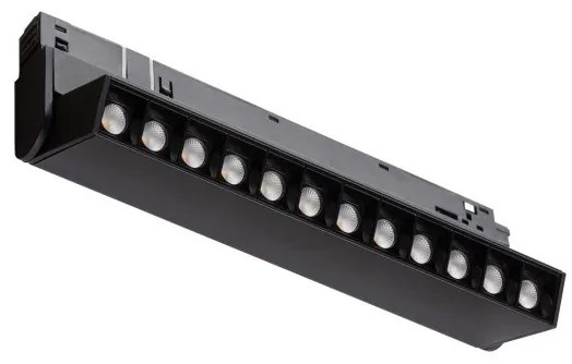 Μαγνητικό Γραμμικό Φωτιστικό Ράγας LVM LED 9W Μαύρο Κινητό 3000Κ LVM Focus Out 10145 Nowodvorski-10145-Μαύρο 10145