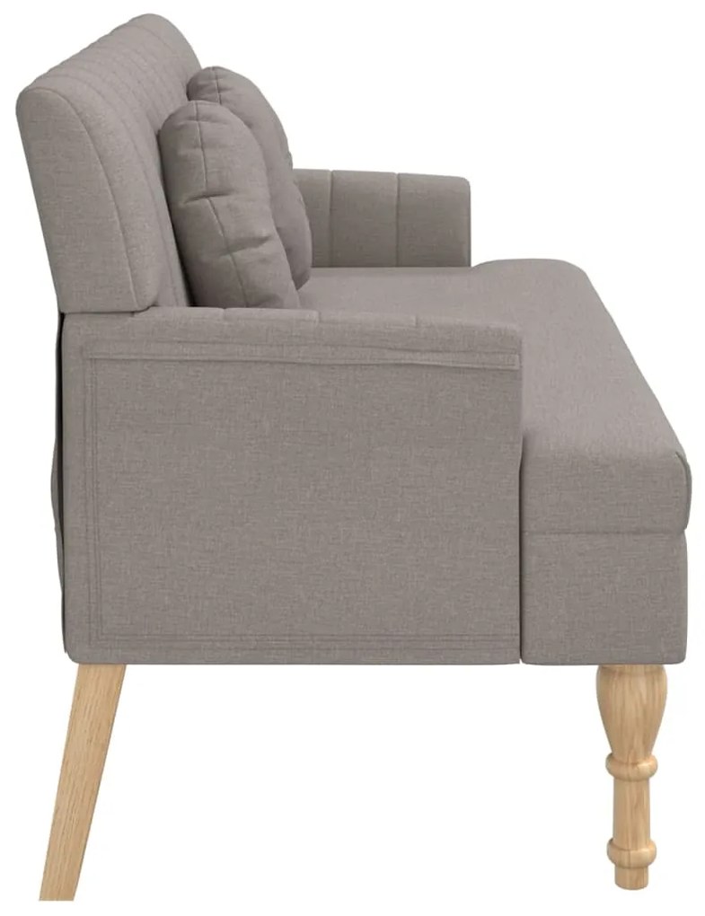 ΠΑΓΚΑΚΙ TAUPE 113 X 64,5 X 75,5 ΕΚ. ΥΦΑΣΜΑΤΙΝΟ ΜΕ ΜΑΞΙΛΑΡΙΑ 372135