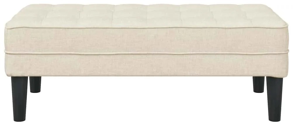 vidaXL παγκάκι Λινό 113 x 57 x 39 εκ. ύφασμα