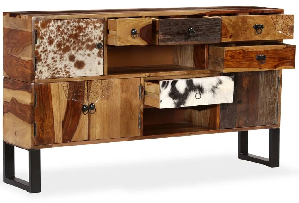 vidaXL Μπουφές 140 x 30 x 80 εκ. από Μασίφ Ξύλο Sheesham