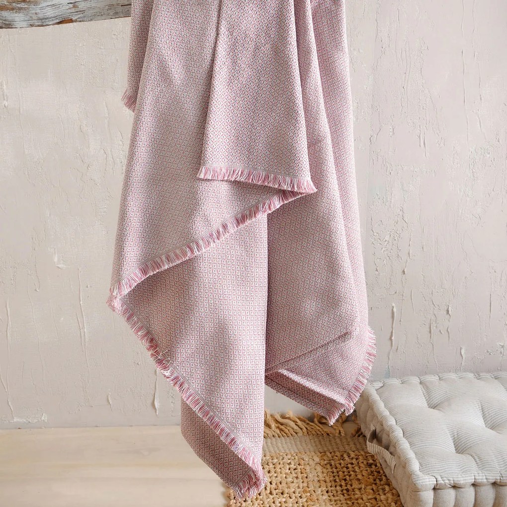 Ριχτάρι Καναπέ Διθέσιου (180x240) Rythmos Santorini Pink