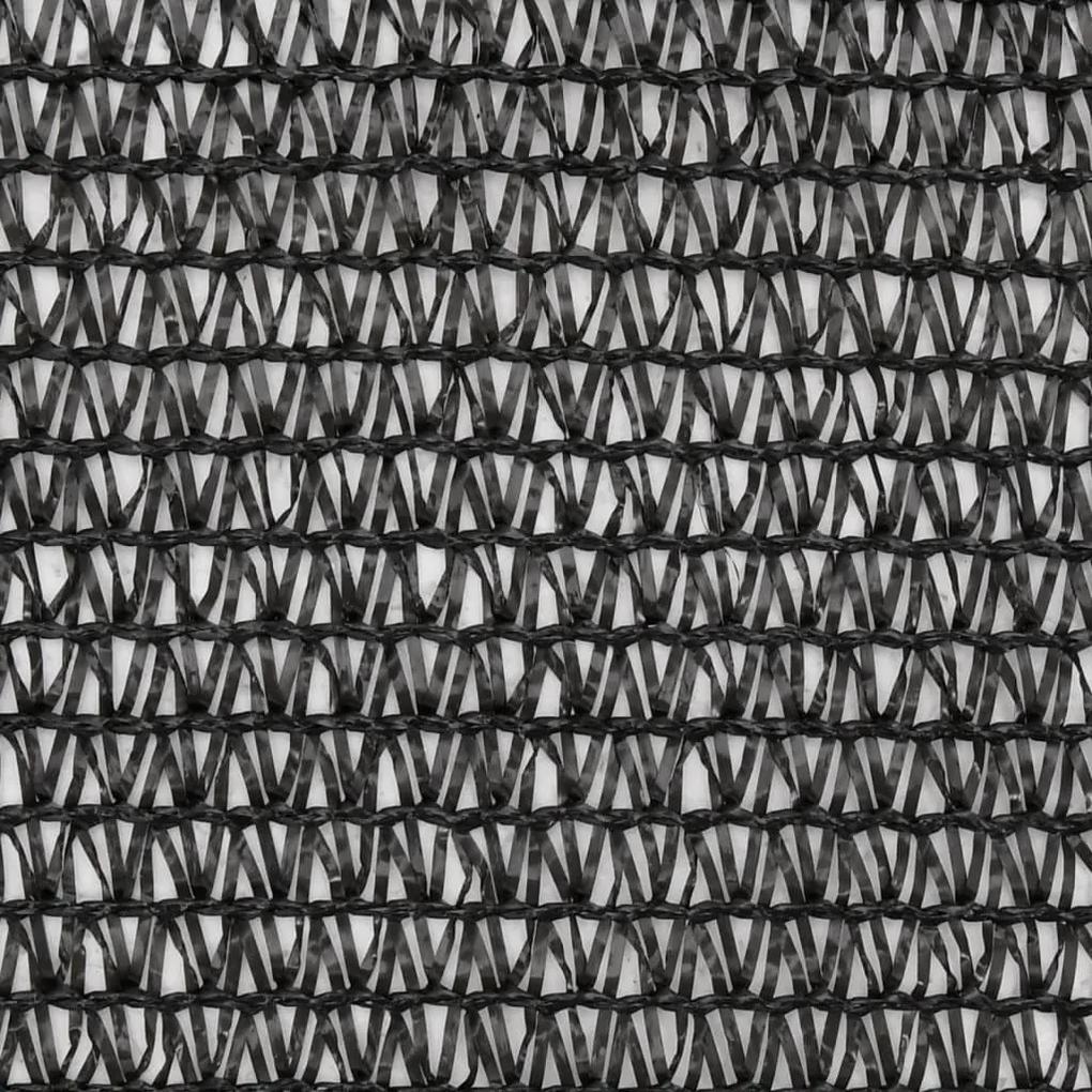 vidaXL Δίχτυ Σκίασης Μαύρο 1 x 50 μ. από HDPE 150 γρ./μ²