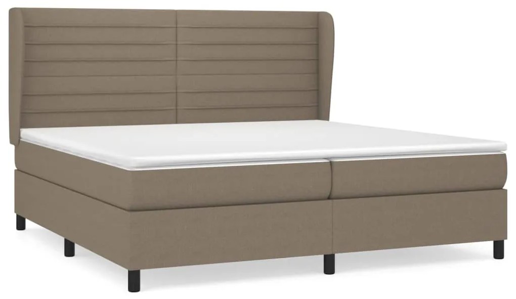 ΚΡΕΒΑΤΙ BOXSPRING ΜΕ ΣΤΡΩΜΑ TAUPE 200X200 ΕΚ. ΥΦΑΣΜΑΤΙΝΟ 3128073