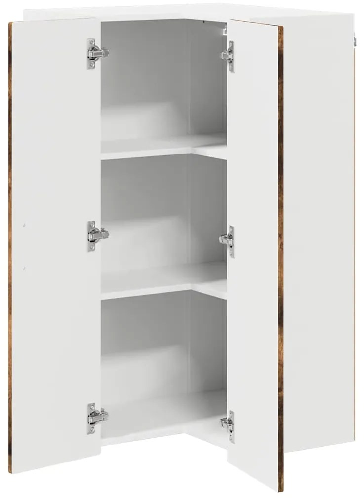 vidaXL Ντουλάπα Κουζίνας με ράφι Καπνιστό Δρύς 57 x 57 x 100 εκ.