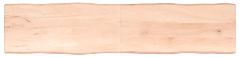 vidaXL Επιφάνεια Τραπεζιού 220x50x(2-4) εκ. Ακατέργαστο Μασίφ Ξύλο