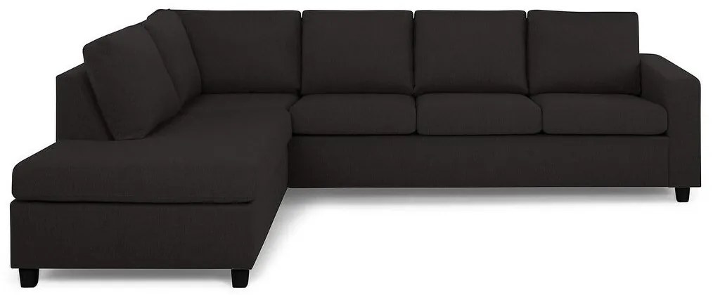 Γωνιακός Καναπές Scandinavian Choice C166, Μαύρο, 287x199x79cm