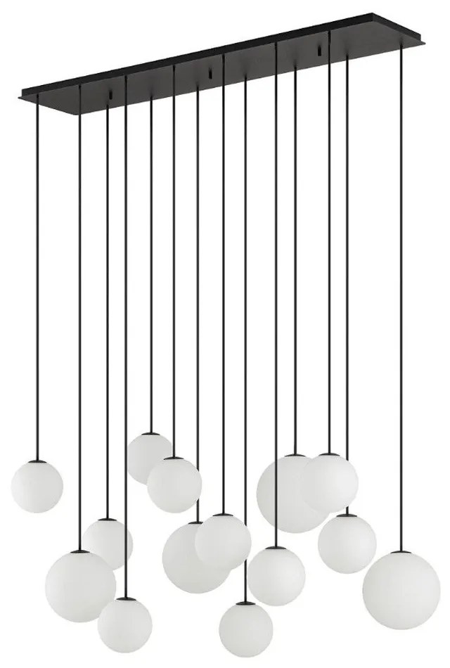 Φωτιστικό Οροφής - Ράγα Snowball XIV 11408 100x130cm 14xG9 12W LED Black-White Nowodvorski