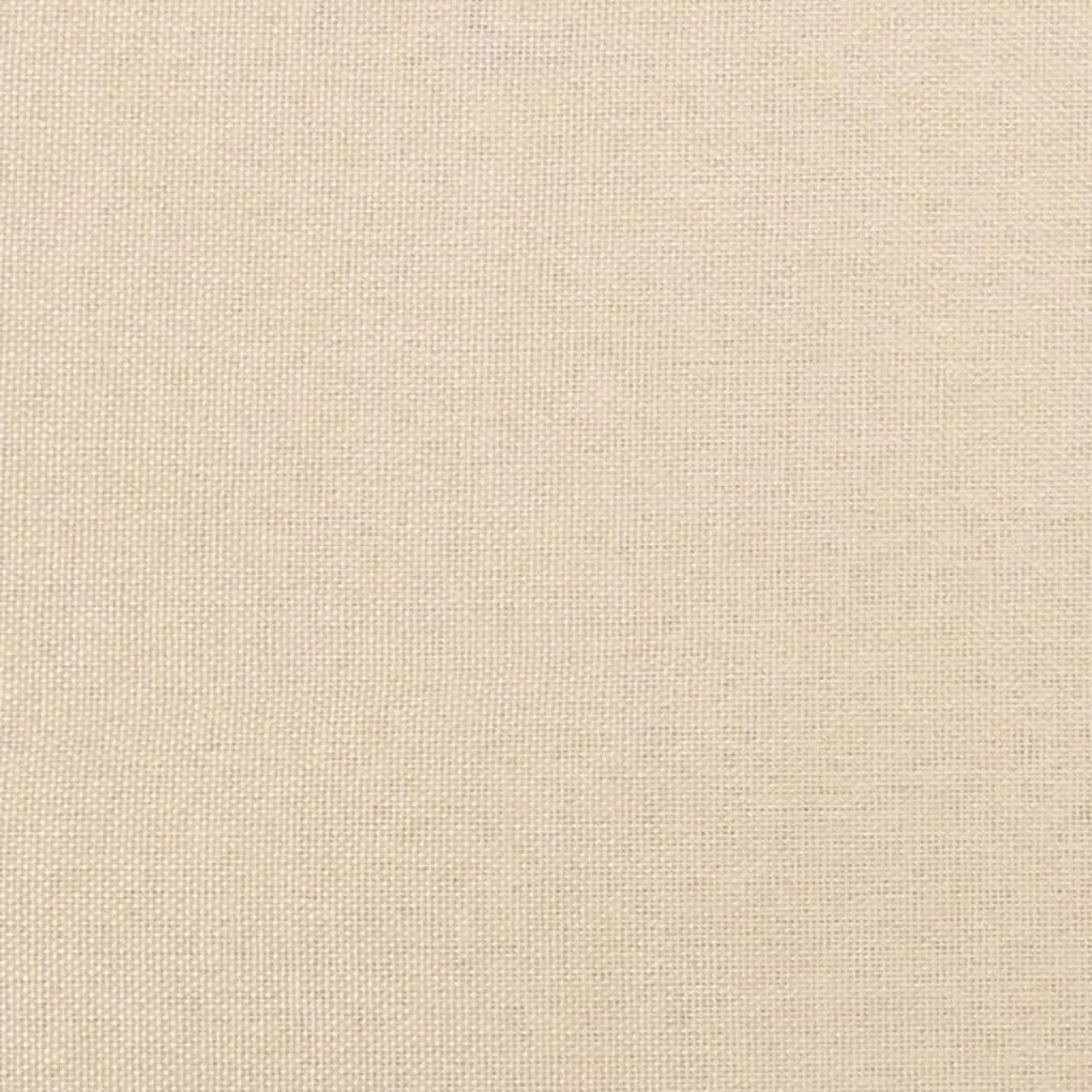 vidaXL Κεφαλάρι με Πτερύγια Κρεμ 83x16x78/88 εκ. Υφασμάτινο