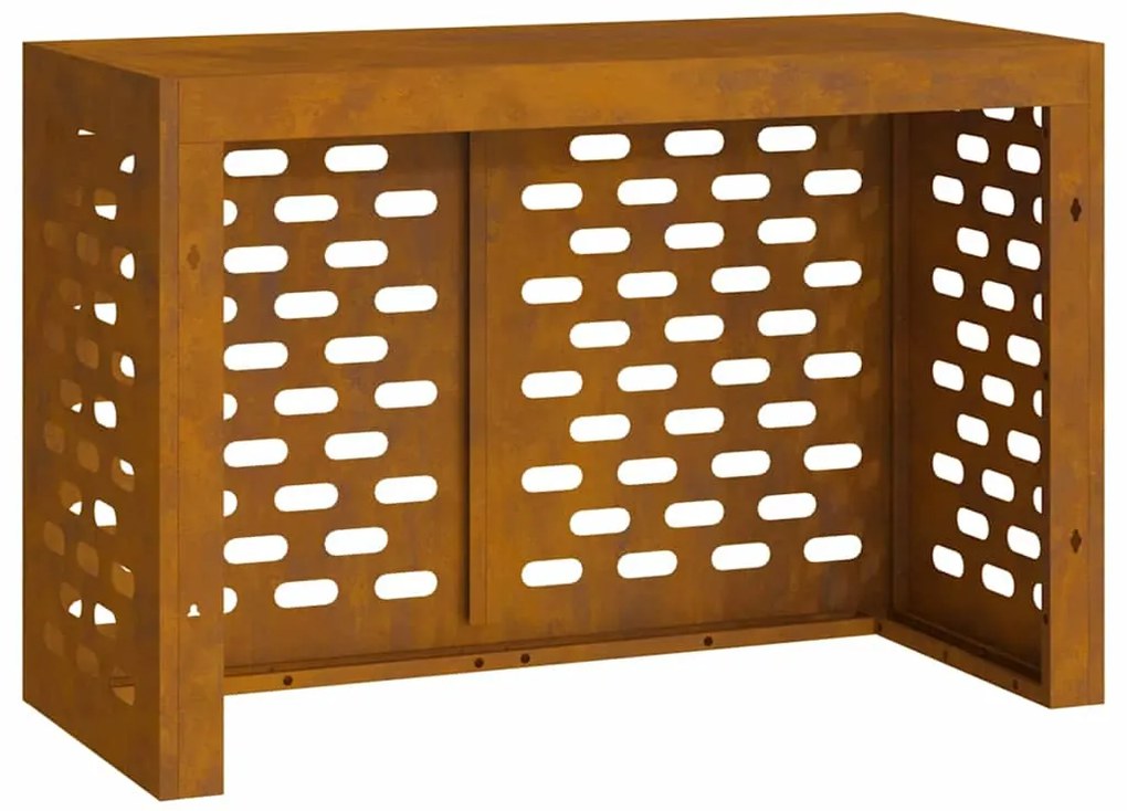 vidaXL Κάλυμμα κλιματιστικού Σκ rusty 90 x 40 x 60 εκ