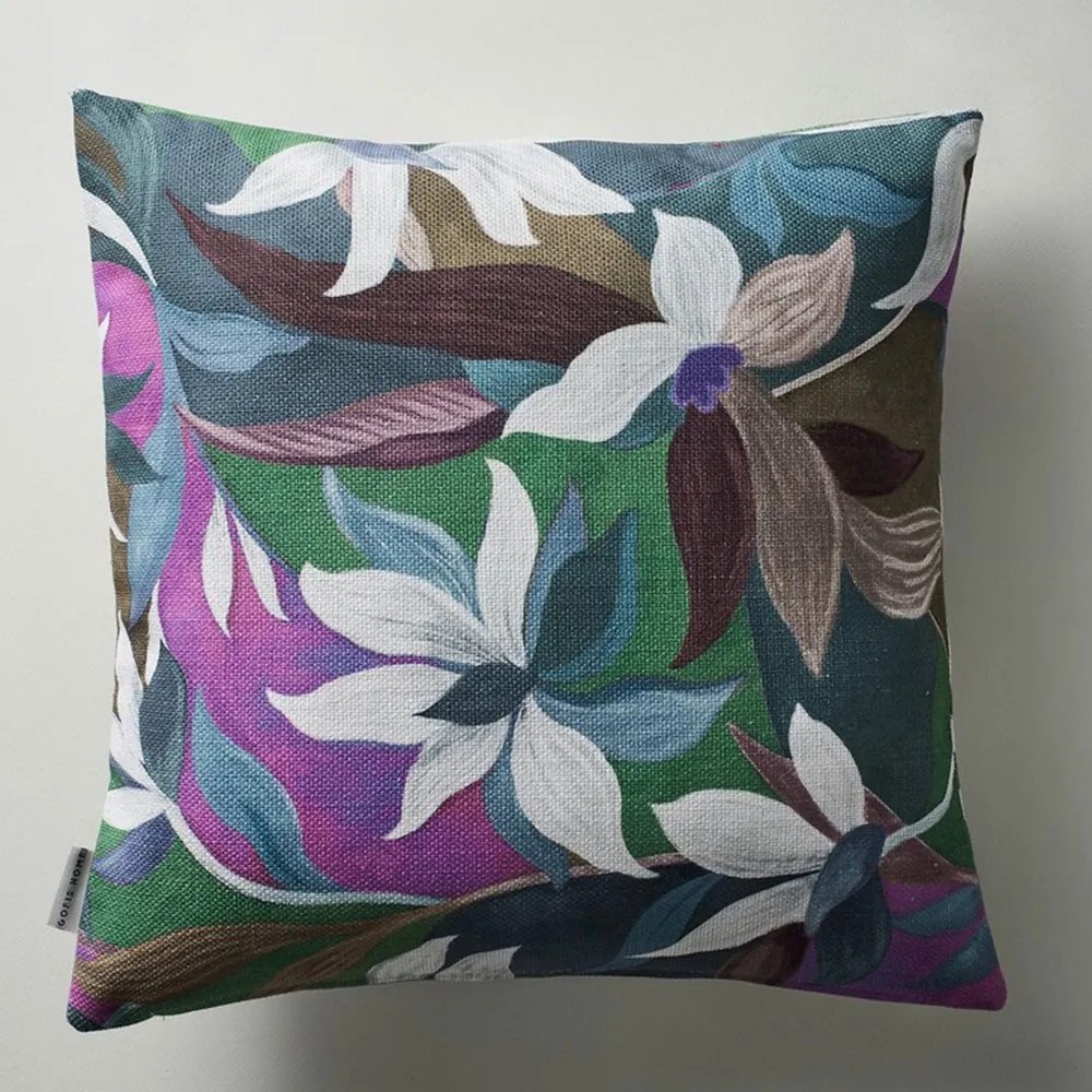 Μαξιλαροθήκη Διακοσμητική Davina 523 Multi Gofis Home 43X43 Cotton-Polyester