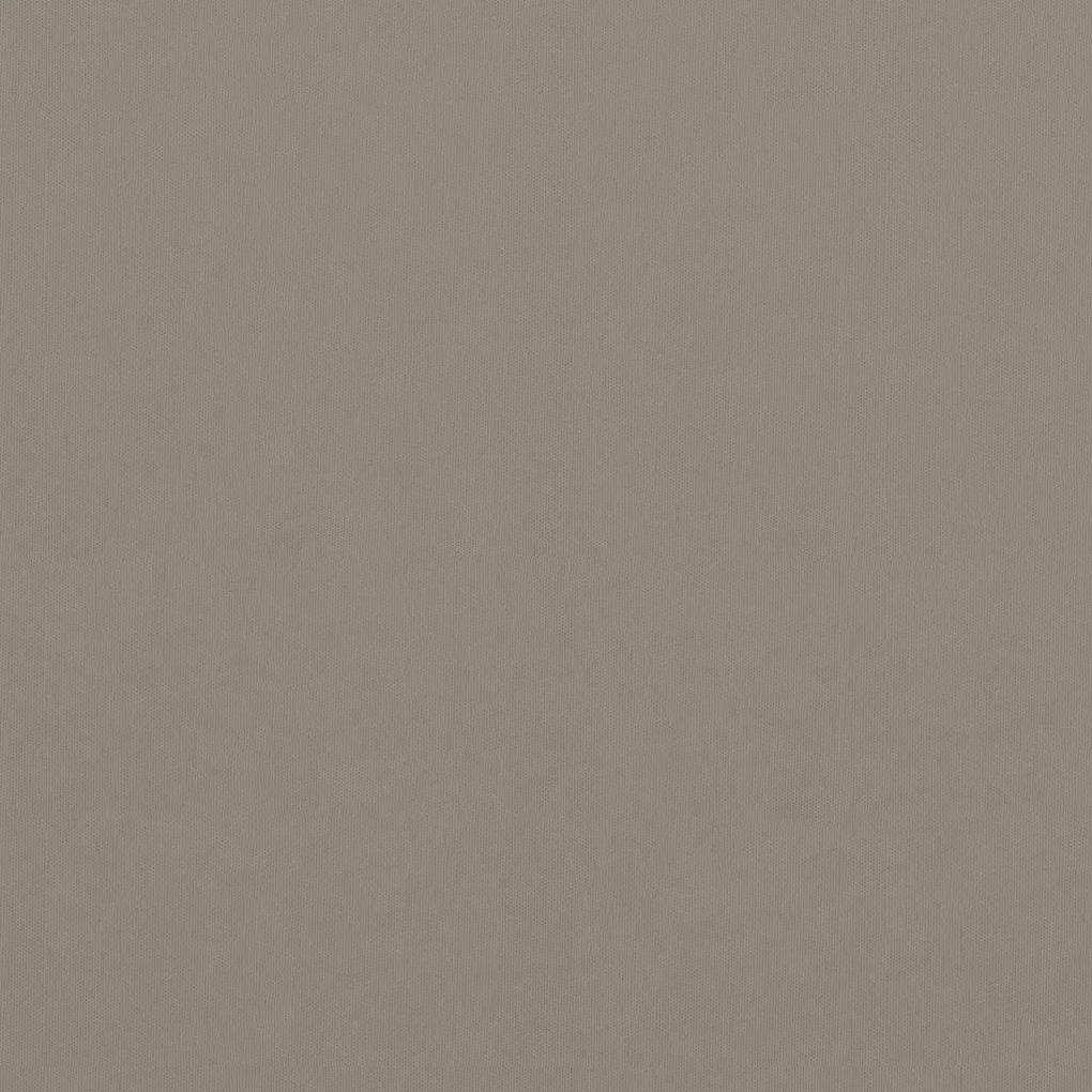 Διαχωριστικό Βεράντας Taupe 75 x 400 εκ. Ύφασμα Oxford - Μπεζ-Γκρι