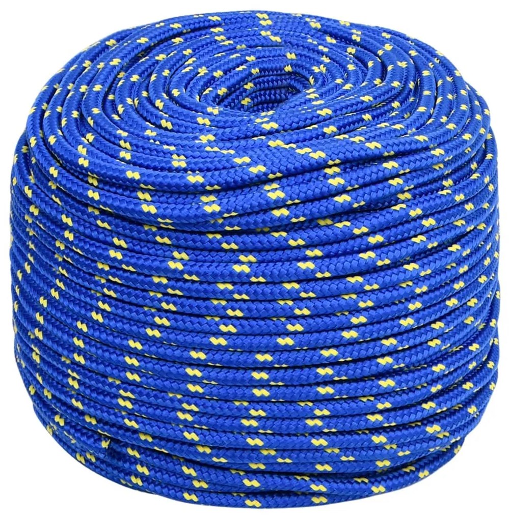 vidaXL Σχοινί Ναυτιλίας Μπλε 6 χιλ. 50 μ. από Πολυπροπυλένιο