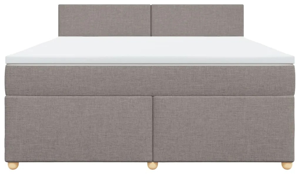 ΚΡΕΒΑΤΙ BOXSPRING ΜΕ ΣΤΡΩΜΑ TAUPE 180X200 ΕΚ. ΥΦΑΣΜΑΤΙΝΟ 3289056