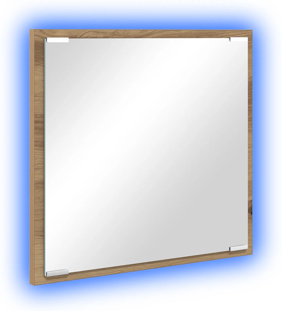vidaXL LED Καθρέφτης Μπάνιο Ξυλεία Δρυός 40x8.5x37 εκ Επεξεργασμένο Ξύλο